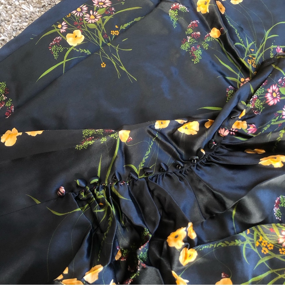 EUC Reformation Birch Silk Dress - Mademoiselle - Picture 6 of 11